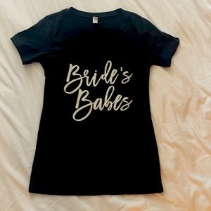 Black Bachelorette Vneck
